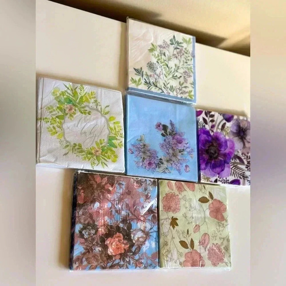 NEW Color Napkins/Printed Tissues/Fashion Tissues x 240pcs - Picture 14 of 15